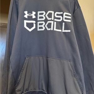 Under Armour Black Baseball Hoodie